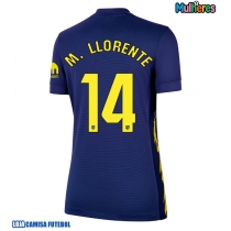 Camisa de Futebol Atletico Madrid Marcos Llorente #14 Equipamento Secundário Mulheres 2025-26 Manga Curta